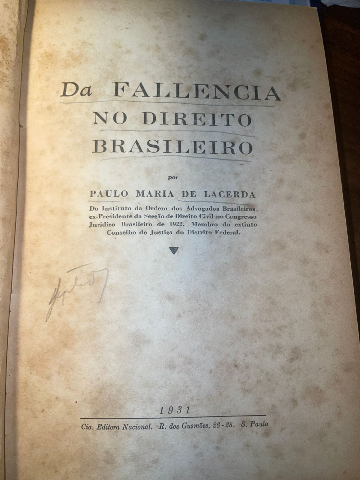 Excertos memoráveis do direito falimentar: condições precárias de qualquer lei